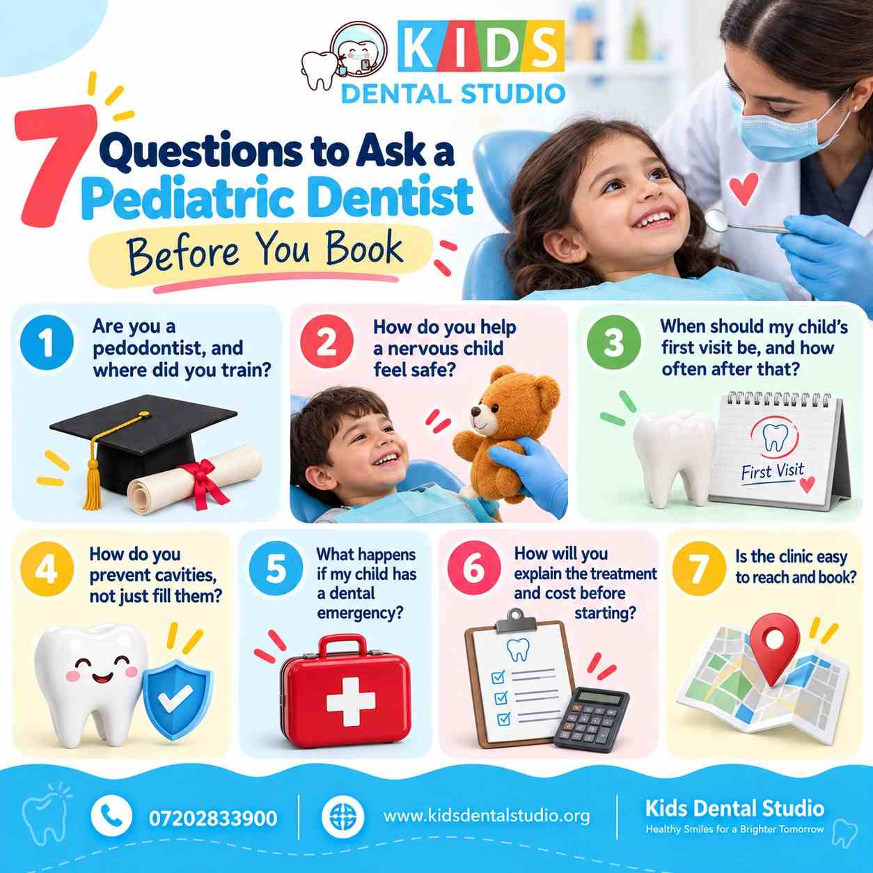 questions to ask pediatric dentist